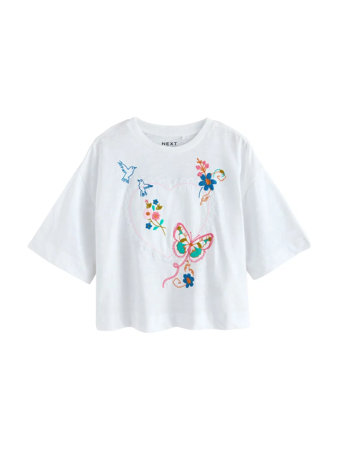 Футболка 'Heart' Next, White