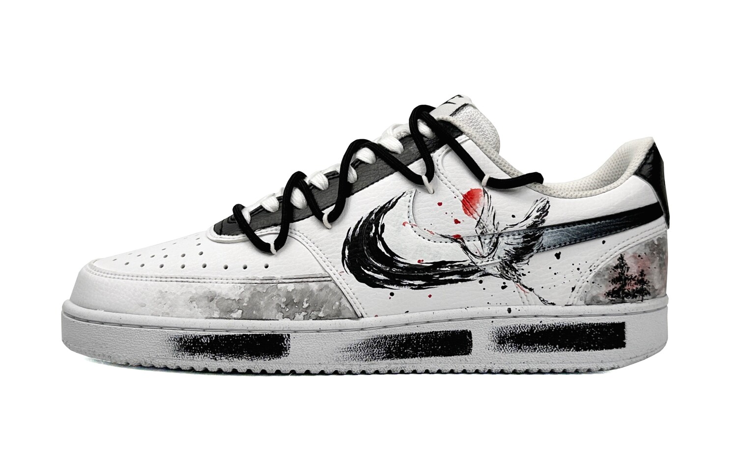 

Мужские кроссовки для скейтбординга Nike Court Vision 1, Black/White
