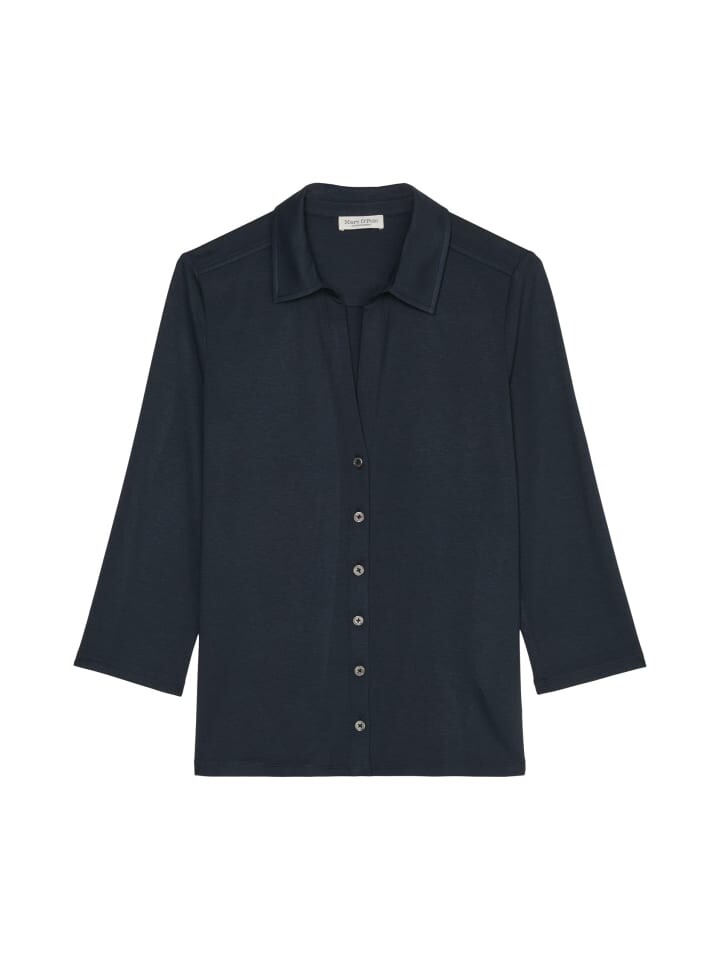 

Футболка Marc O'Polo Jersey Bluse regular, цвет deep blue sea