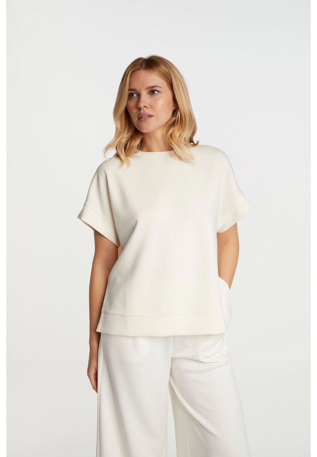 

Футболка, круглый вырез, женская rich&royal, цвет Pearl White