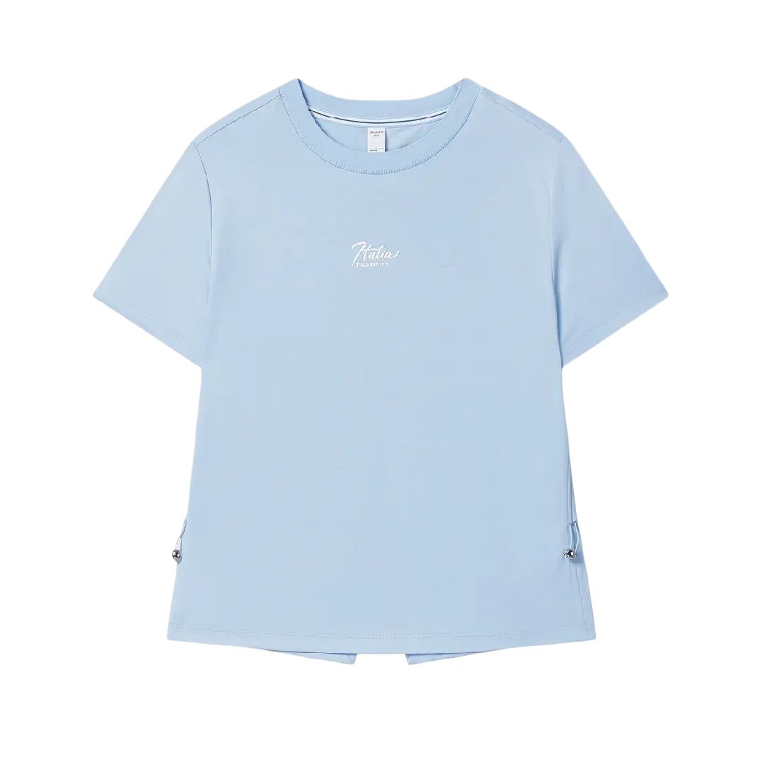 

FILA Белая футболка SS25 Regular женская, Белый, FILA Белая футболка SS25 Regular женская