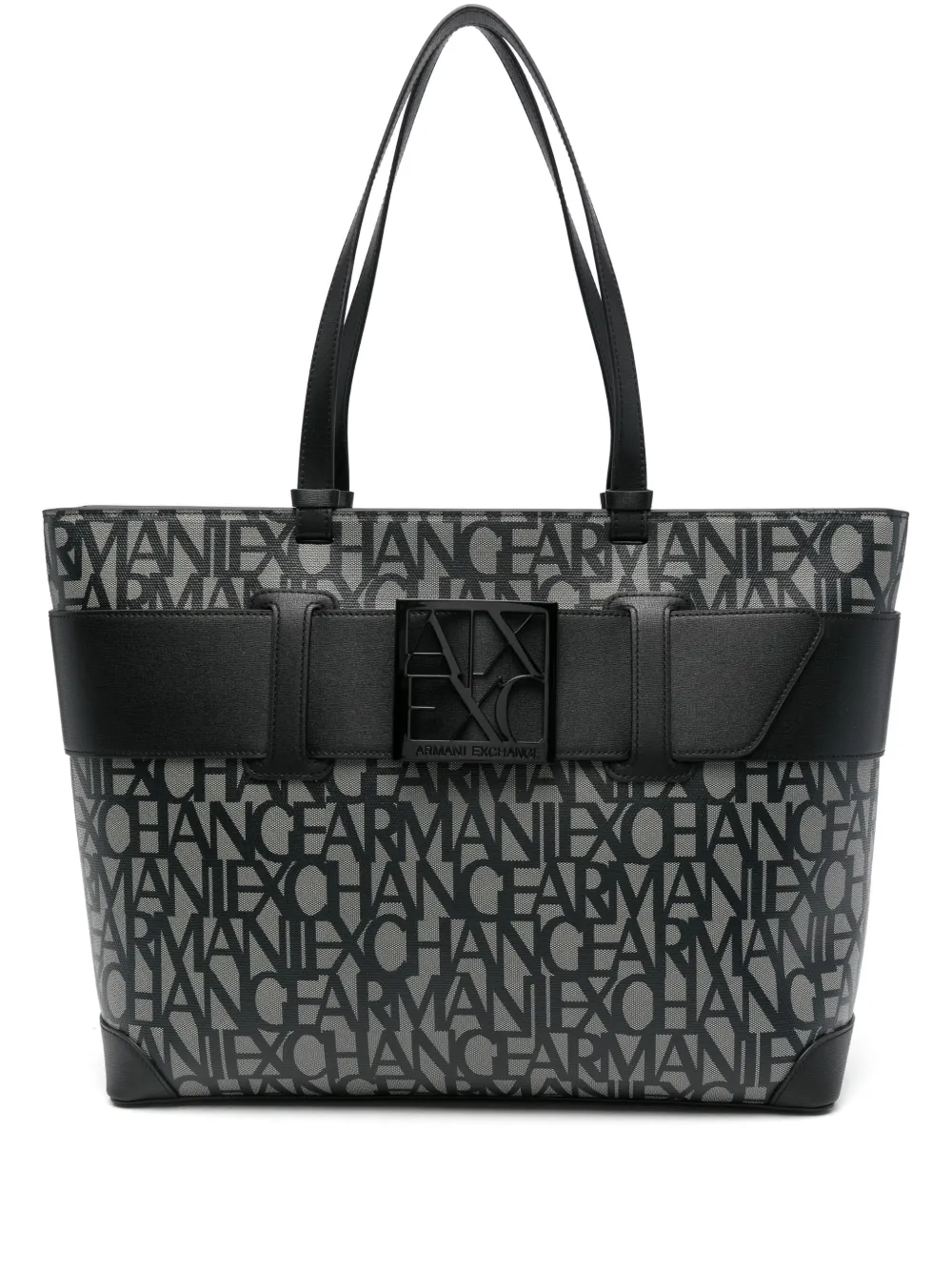 

Сумка-тоут с логотипом Armani Exchange, черный