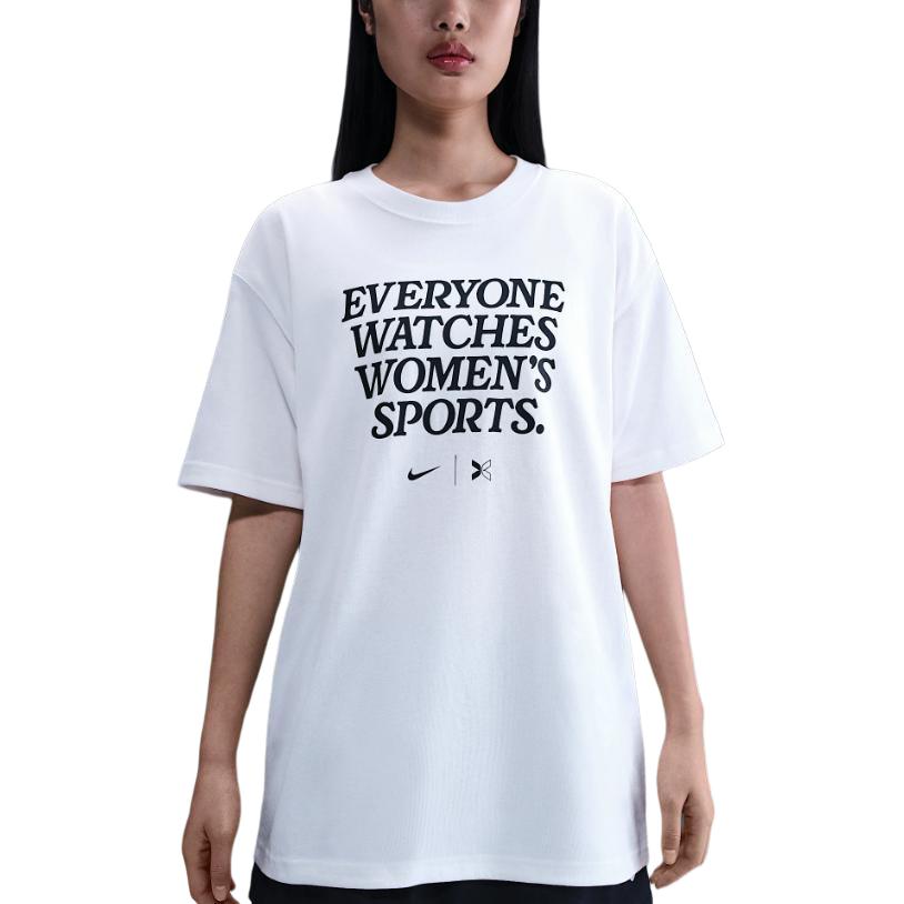 

Футболка Everyone Watches Women's Sports by Togethxr Nike, белый