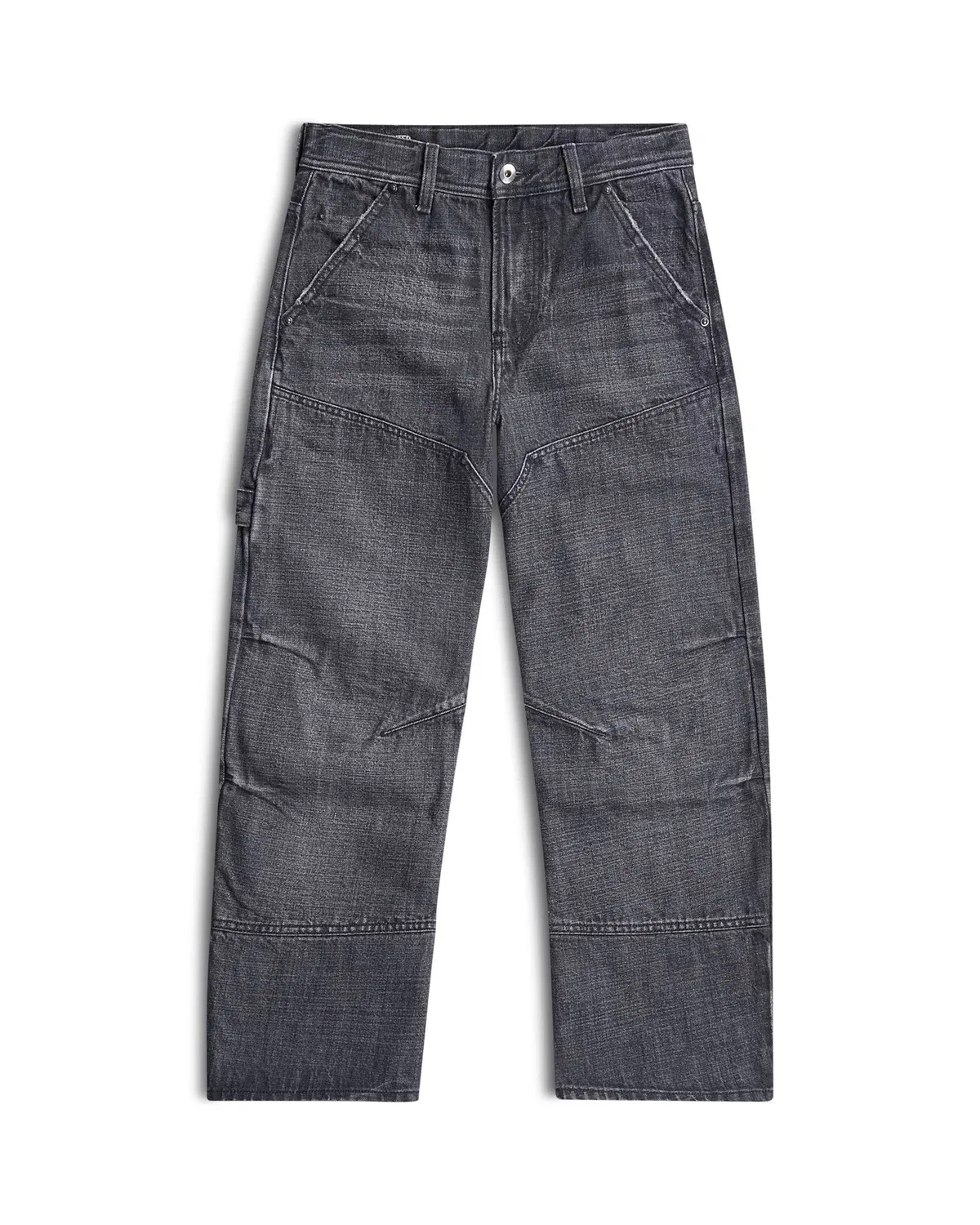 Джинсы G-Star свободного кроя Boys Carpenter Loose Jeans светло-серого цвета