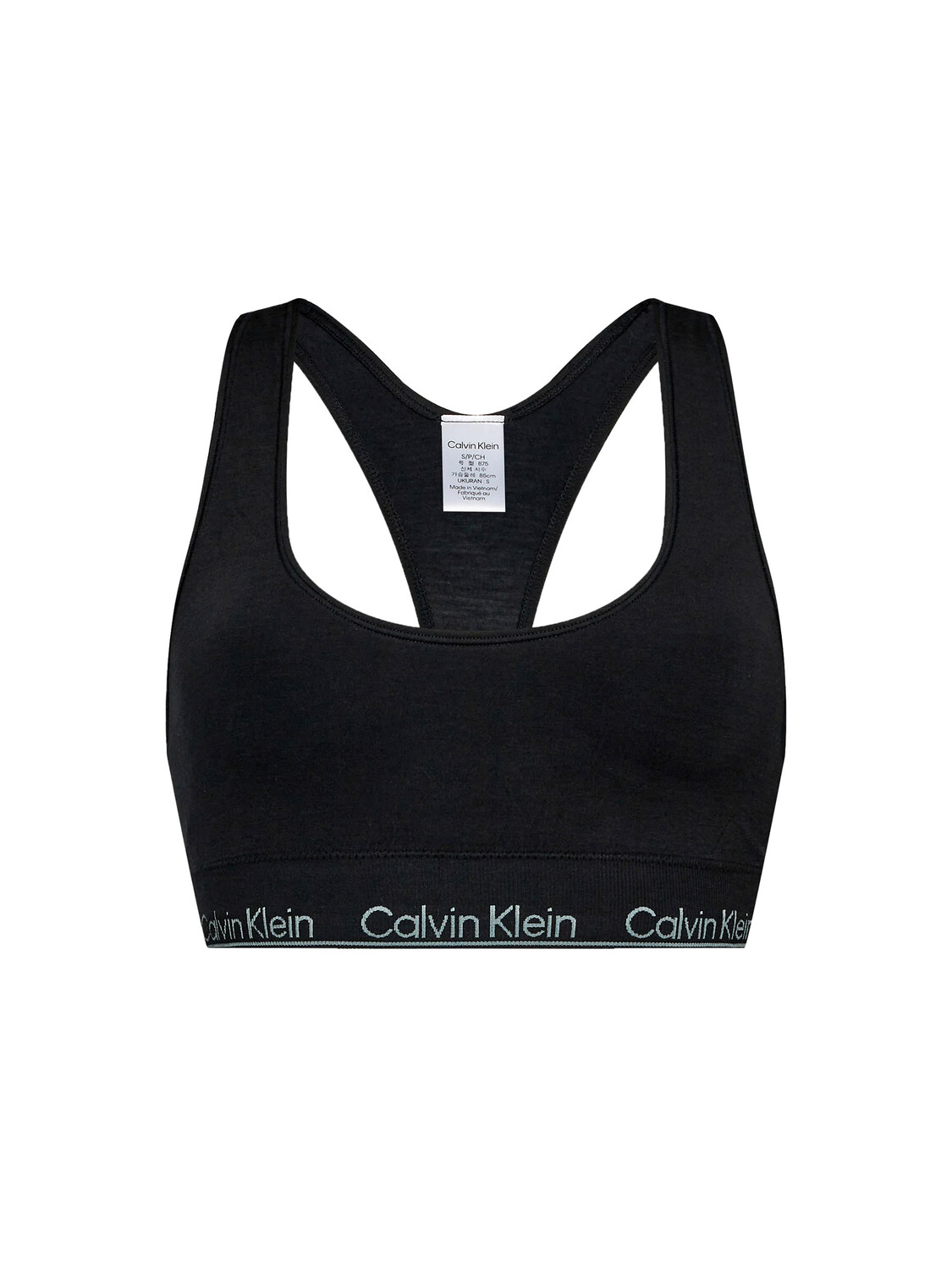 

Бюстгальтер reggiseno racerback bralette Calvin Klein, черный