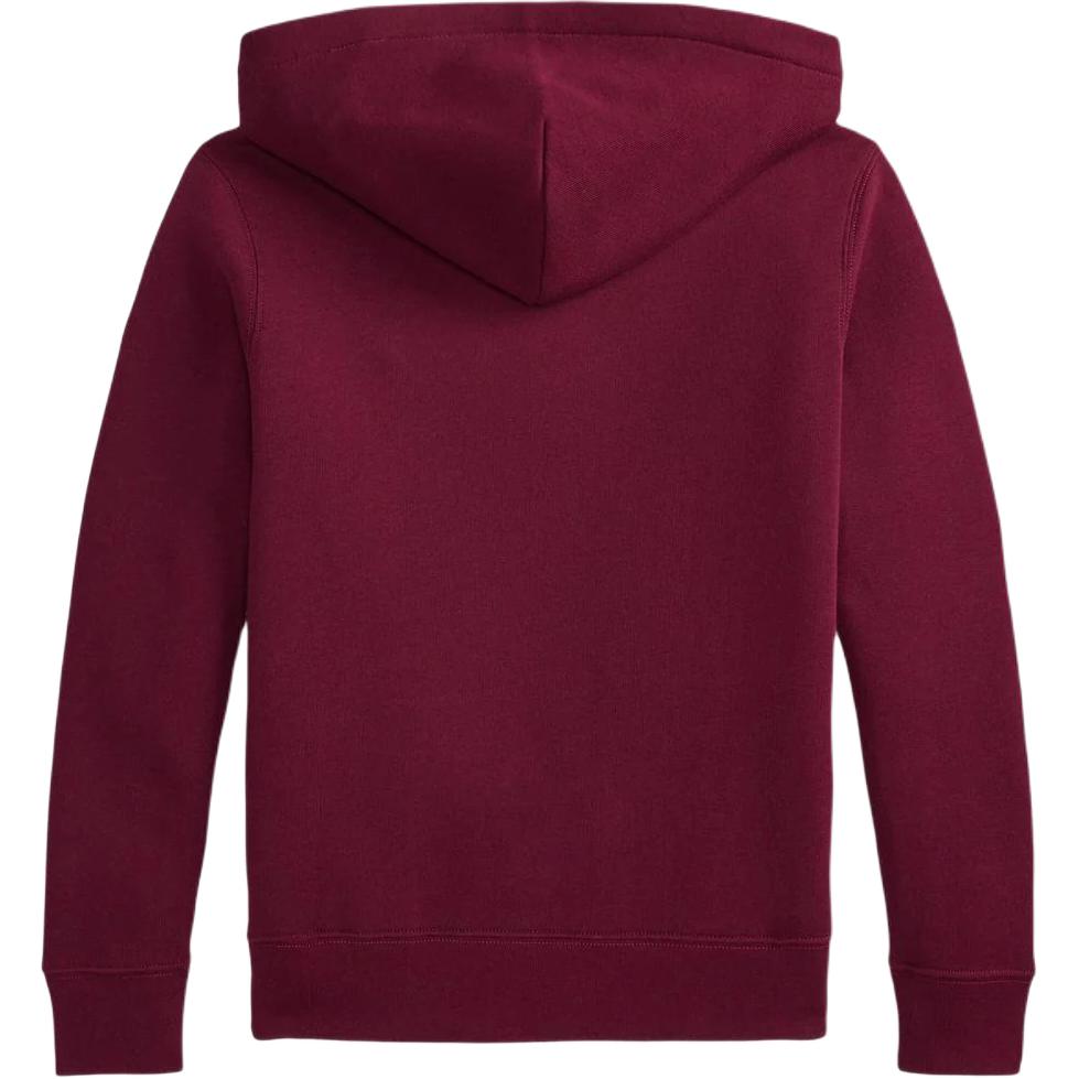 Толстовка fw25 детская Polo Ralph Lauren, Burgundy Burgundy — фото 2