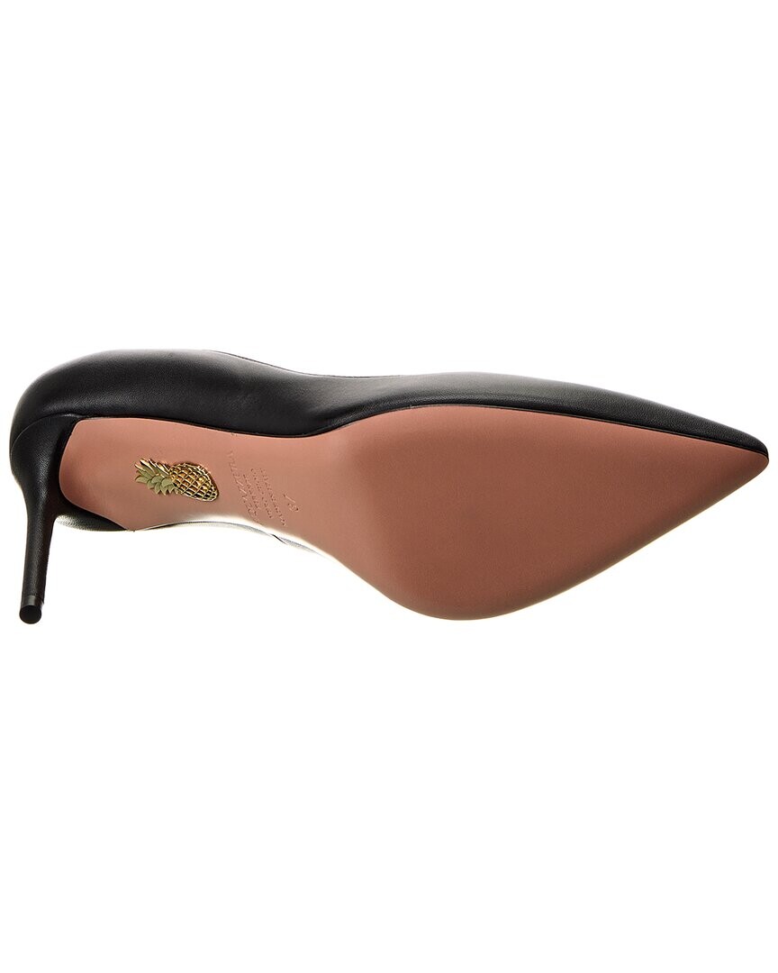 

Кожаные туфли Aquazzura Purist 85, черный