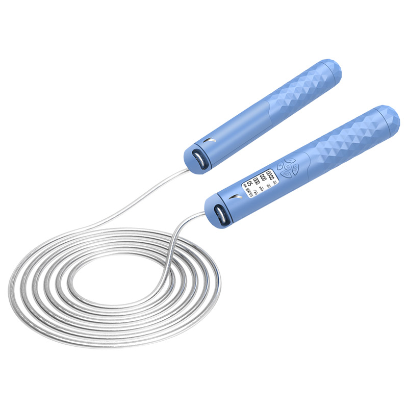 

ANTA Электронная скакалка для спорта и фитнеса с подсчетом прыжков для студентов, ПВХ и стальной трос, контроллер из ABS пластика, 2,9 м, черный