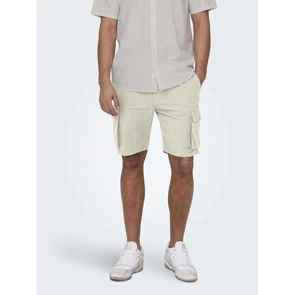 

Шорты Only & Sons Sinus cargo, бежевый