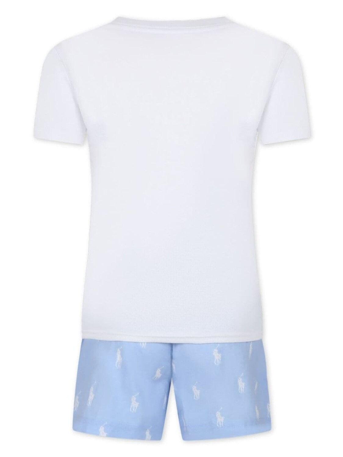 Ralph Lauren Kids пижама с принтом Polo Pony, белый — фото 2