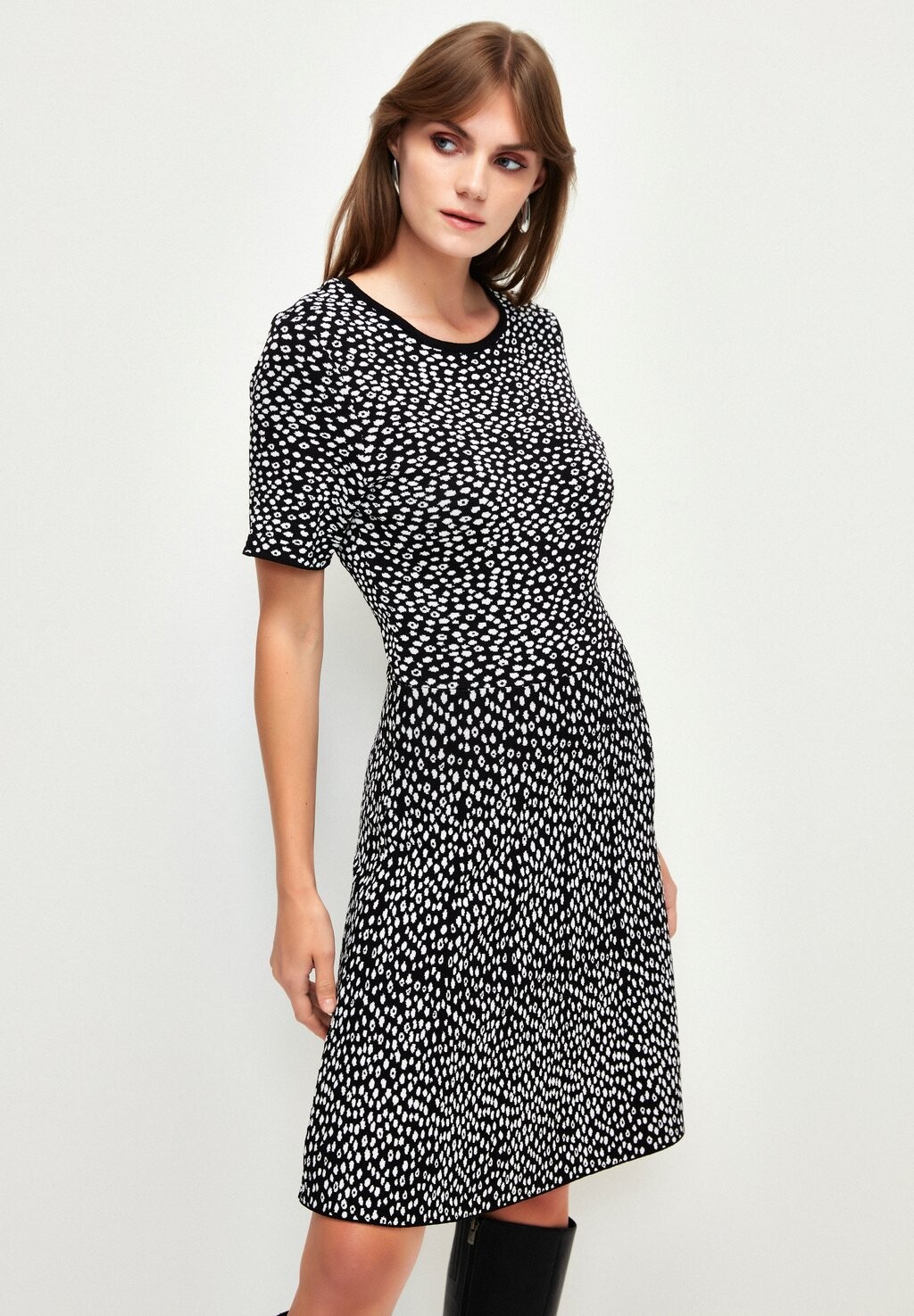 

Платье из джерси SHORT SLEEVE adL, черный