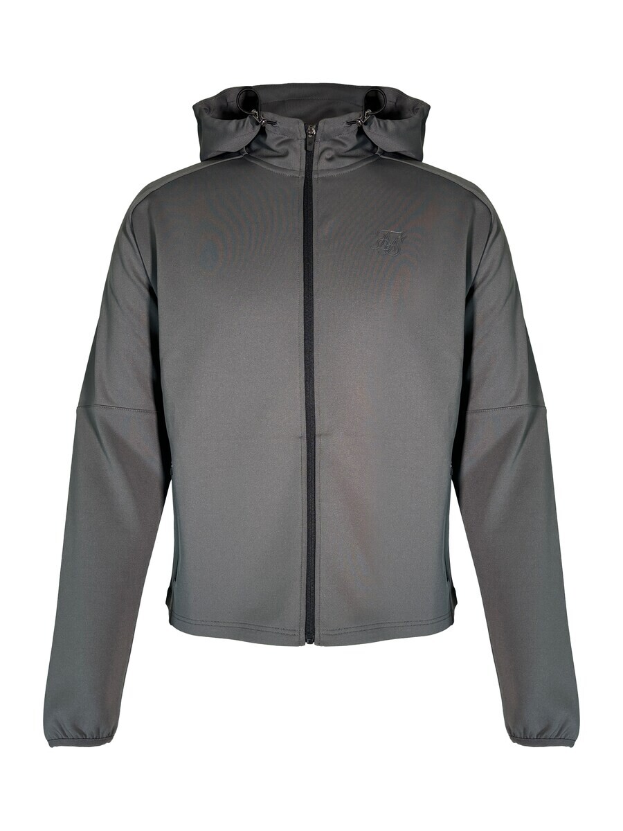 

Худи SikSilk Zip-Up Hoodie, серый