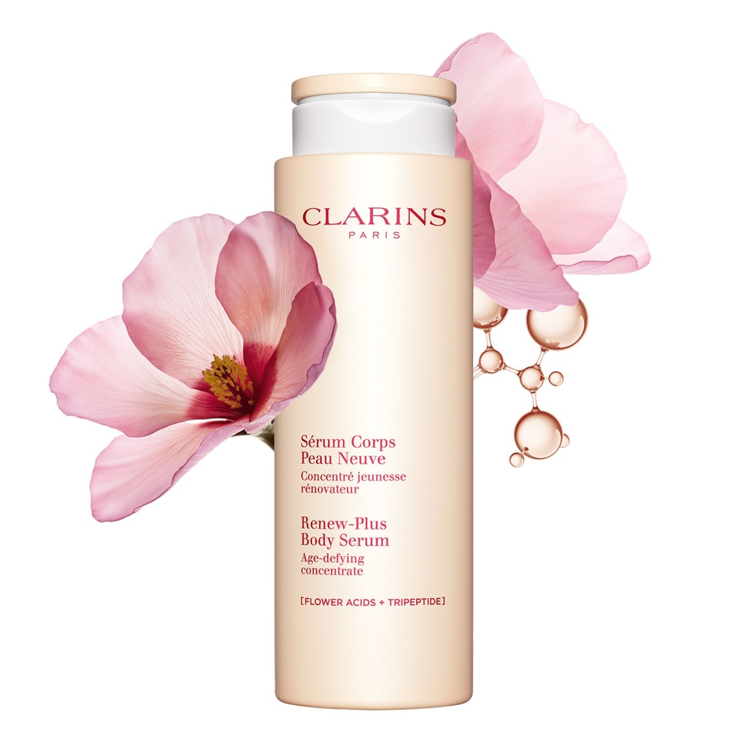 Лосьон для тела sérum corps peau neuve Clarins, объем 200 мл — фото 2