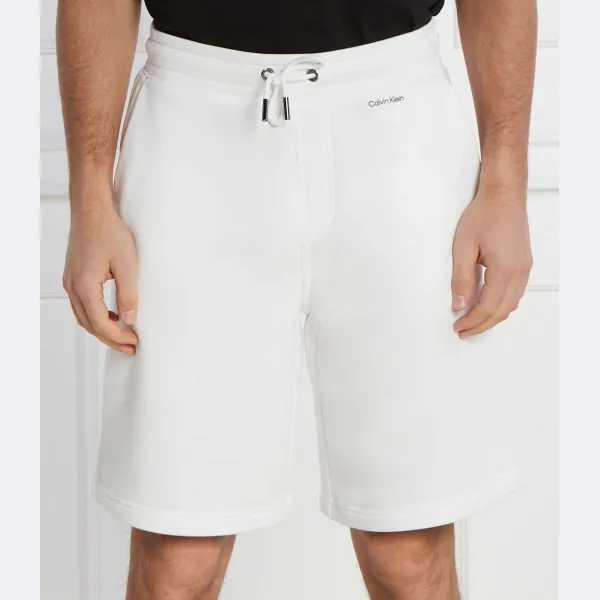 

Комфортные шорты с нано-логотипом Calvin Klein, белый