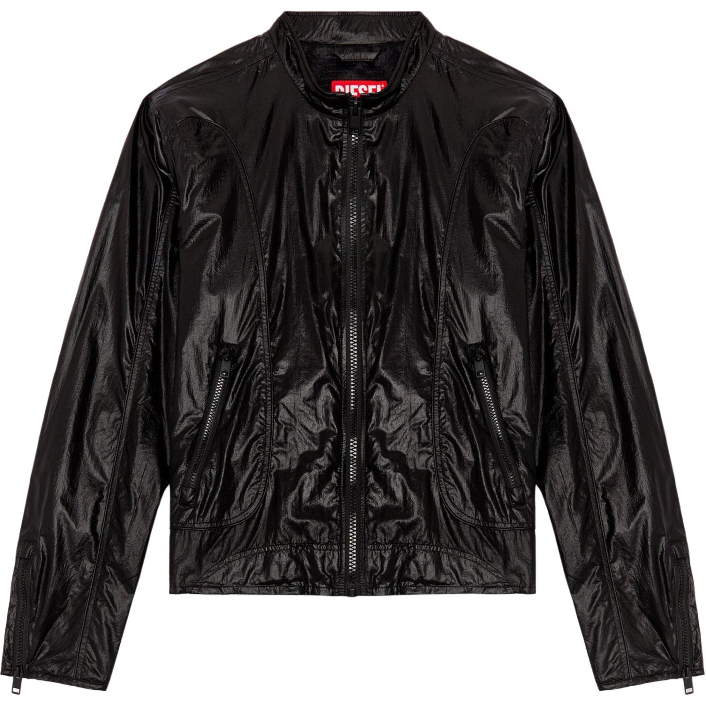 

DIESEL Кожаная куртка-бомбер J Clays, Black