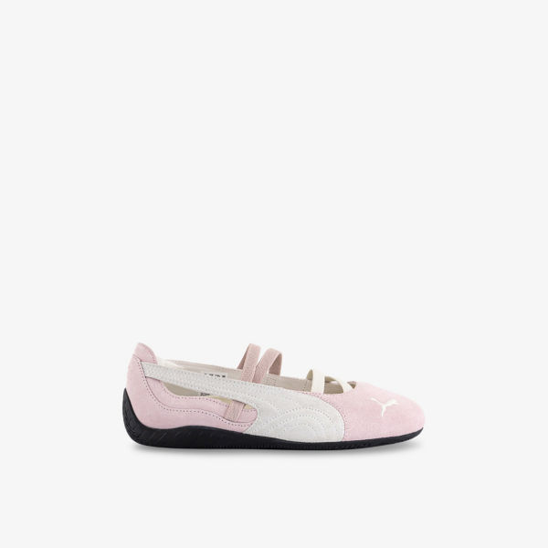 Балетки Puma Speedcat из замши с низким верхом, розовый