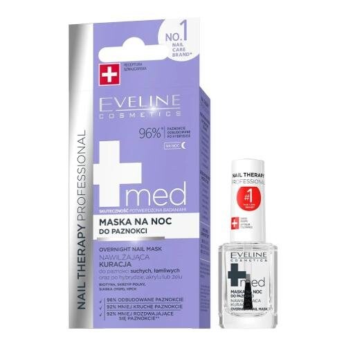 

Ночная маска для ногтей, 12 мл Eveline Cosmetics, Med+