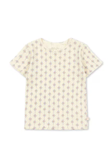 Футболка с коротким рукавом Minnie Tee Konges Sløjd, бежевый