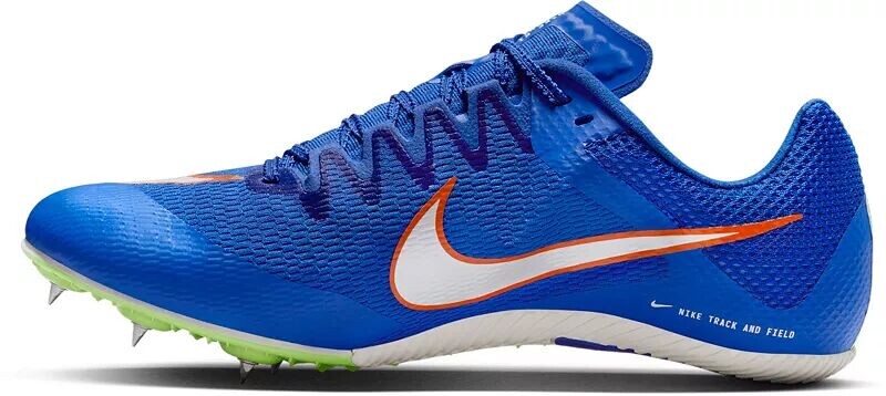 Легкоатлетические кроссовки Nike Zoom Rival для спринта, синий/белый — фото 3