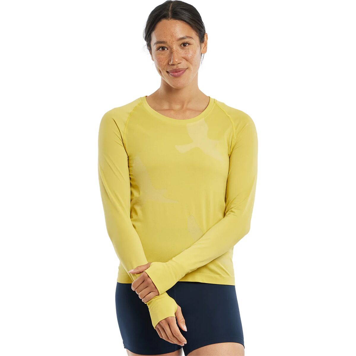 

Длинный топ с рукавами Altitude Oiselle, цвет saffron