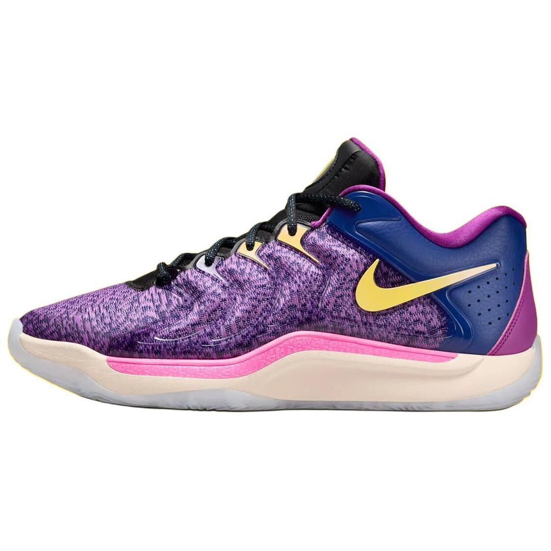 

Баскетбольные кроссовки KD 17 мужские низкие фиолетово-синие-черные Nike
