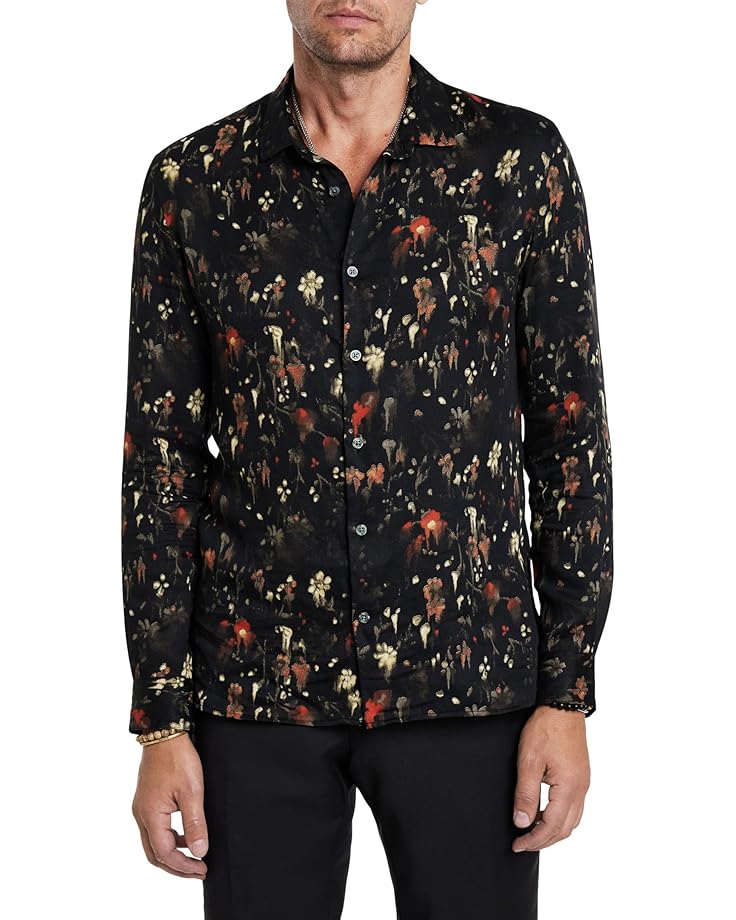 

Рубашка John Varvatos Ross Long Sleeve Shirt W675R24, темно-корчневый