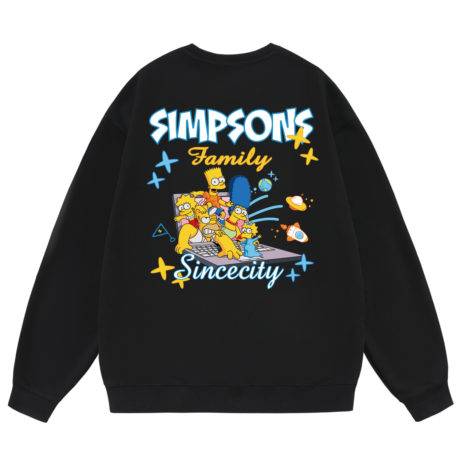 

The Simpsons Толстовка унисекс «Симпсоны», Черный