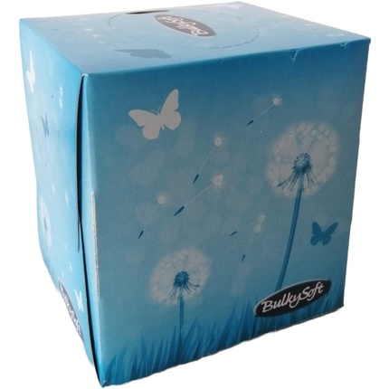 

3-слойные салфетки для лица, 60 листов в кубе Bulky Soft