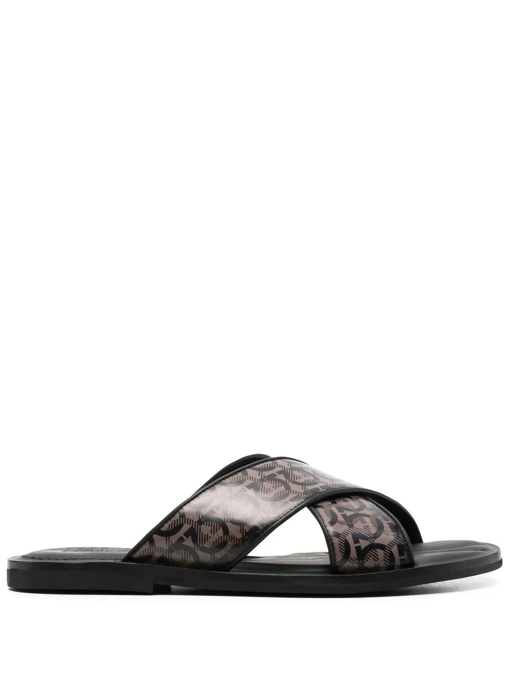 

Сандалии Gancini Ferragamo, черный