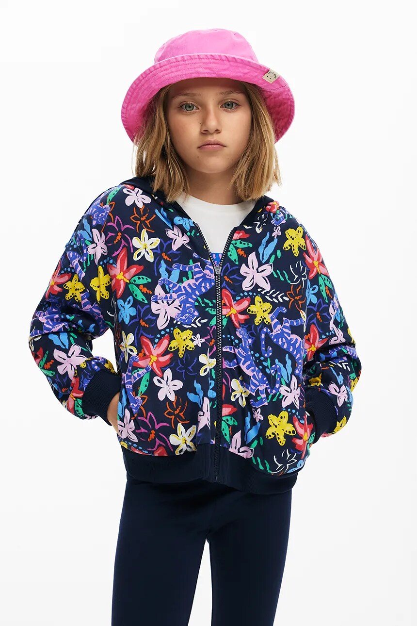 

Детская двухсторонняя толстовка Desigual, темно-синий