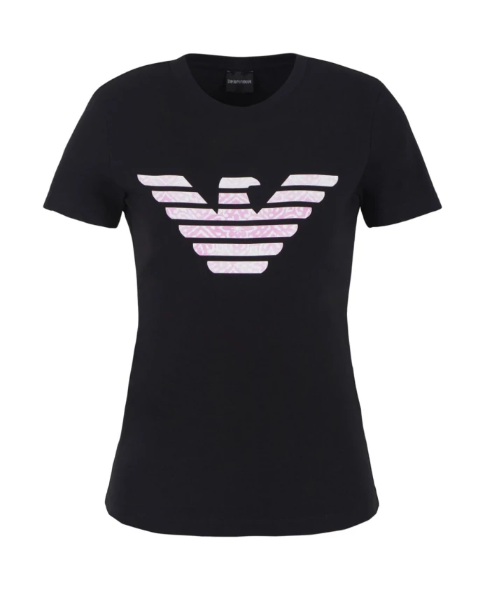 

Футболки и поло с логотипом Emporio Armani, черный