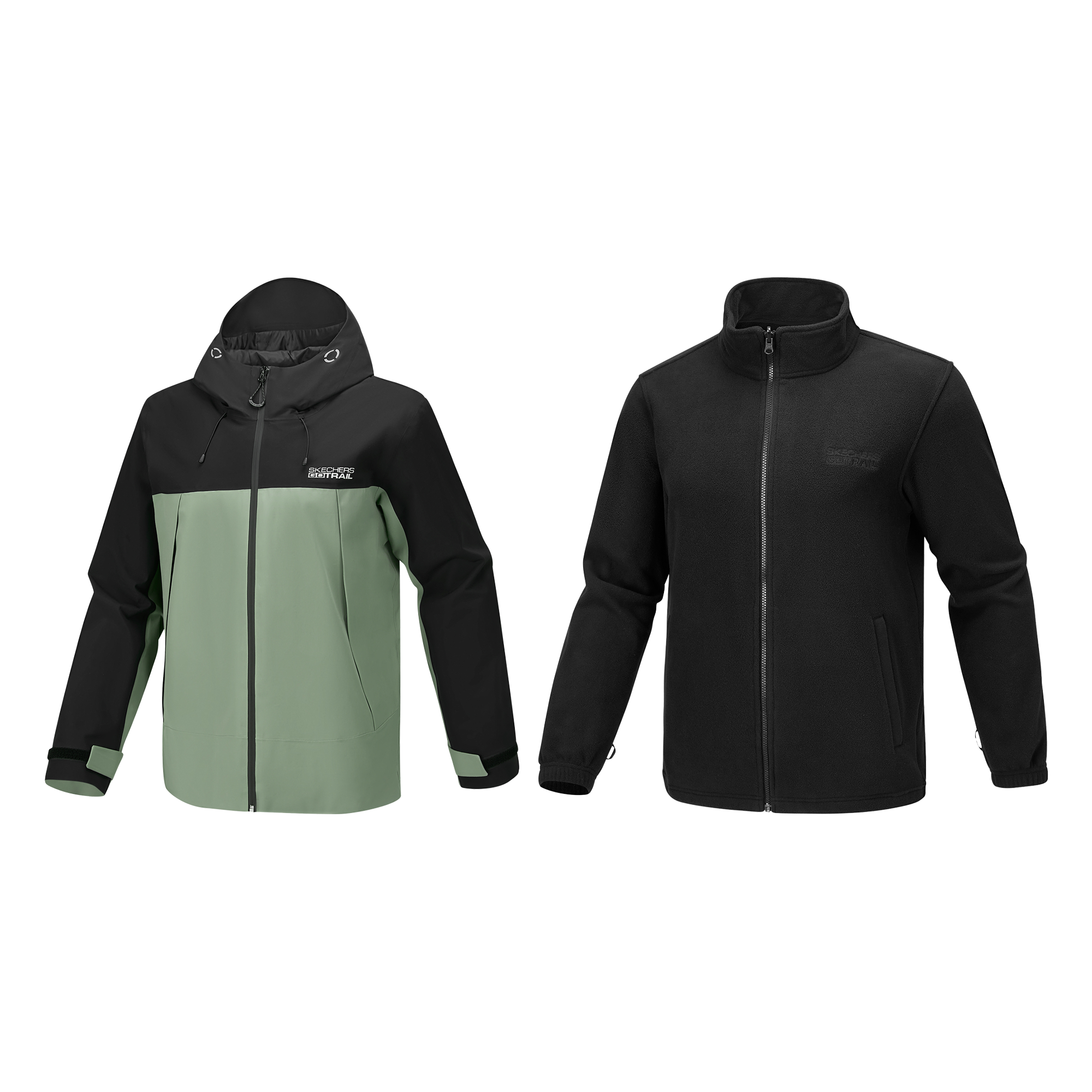 

Ветровка с водоотталкивающим покрытием мужская Skechers, зеленый