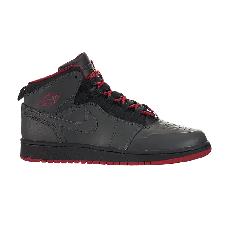 

Кроссовки Air Jordan 1 Retro '94 GS 'Anthracite Red', серый