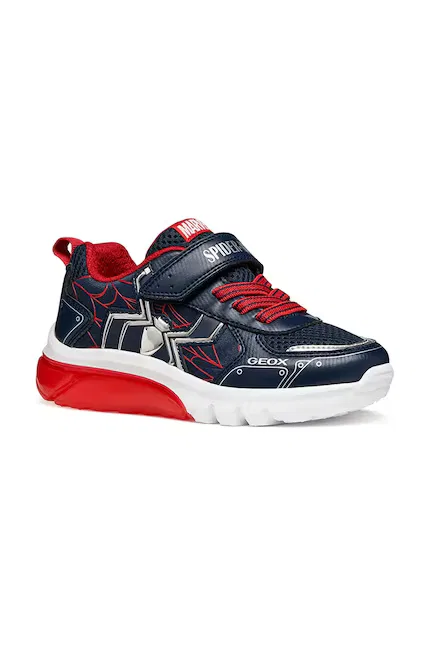 Кроссовки детские CIBERDRON x Spiderman Geox, синий