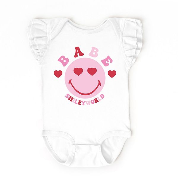 

Боди Smileyworld babe smile с рукавами-крылышками The Juniper Shop, White