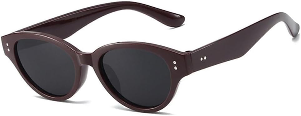 

Солнцезащитные очки «кошачий глаз» для женщин с декоративными заклепками, для мужчин с защитой от УФ-излучения UV400, для занятий спортом на открытом воздухе, бега, езды на велосипеде Generic, Dark Red Gray