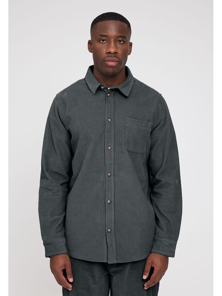 

MAZINE Вельветовая рубашка зеленого цвета