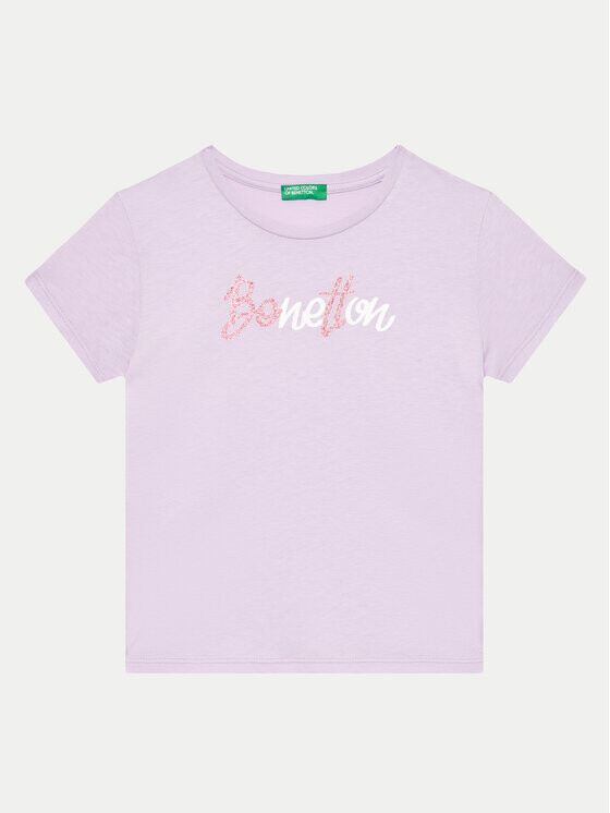 

Футболка стандартного кроя United Colors Of Benetton, фиолетовый