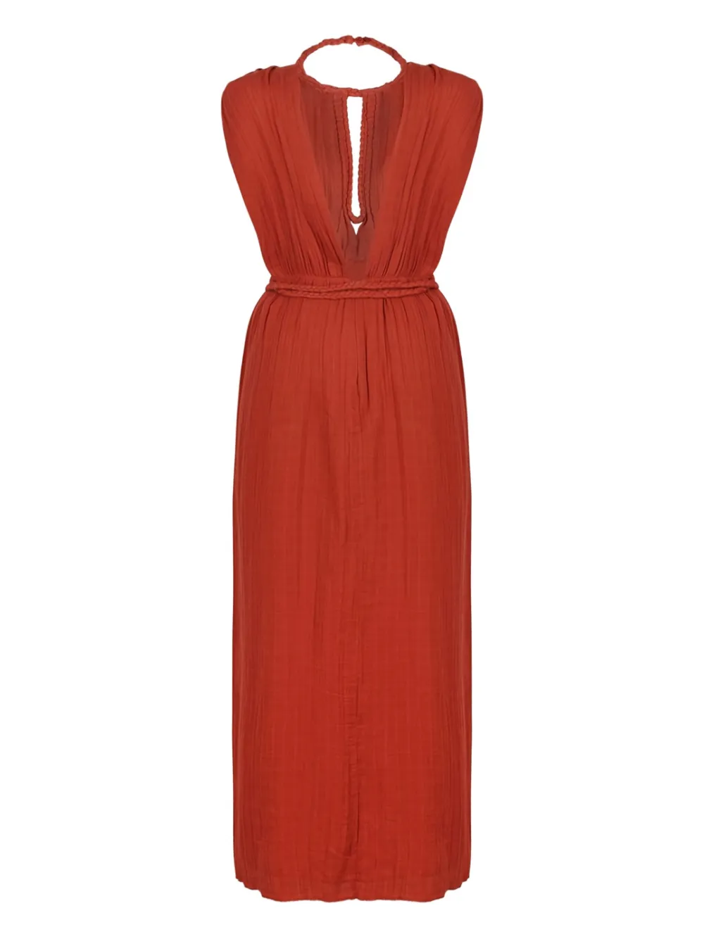 

Платье Joya с открытой спиной и плетеными деталями ISABEL MARANT, красный