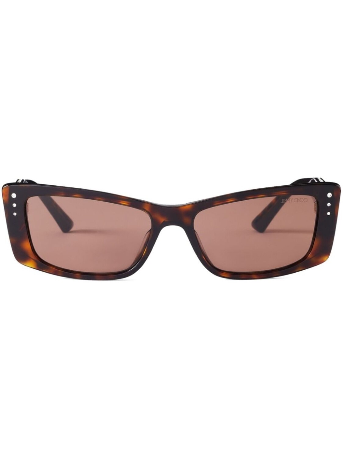 

Солнцезащитные очки Lexy в прямоугольной оправе Jimmy Choo Eyewear, коричневый