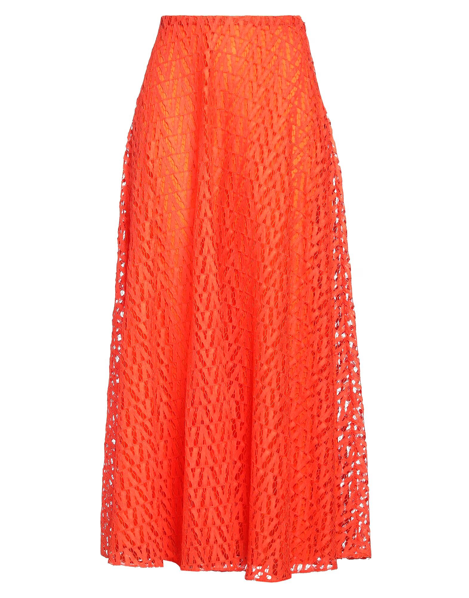 

Юбка макси Valentino Garavani, оранжевый