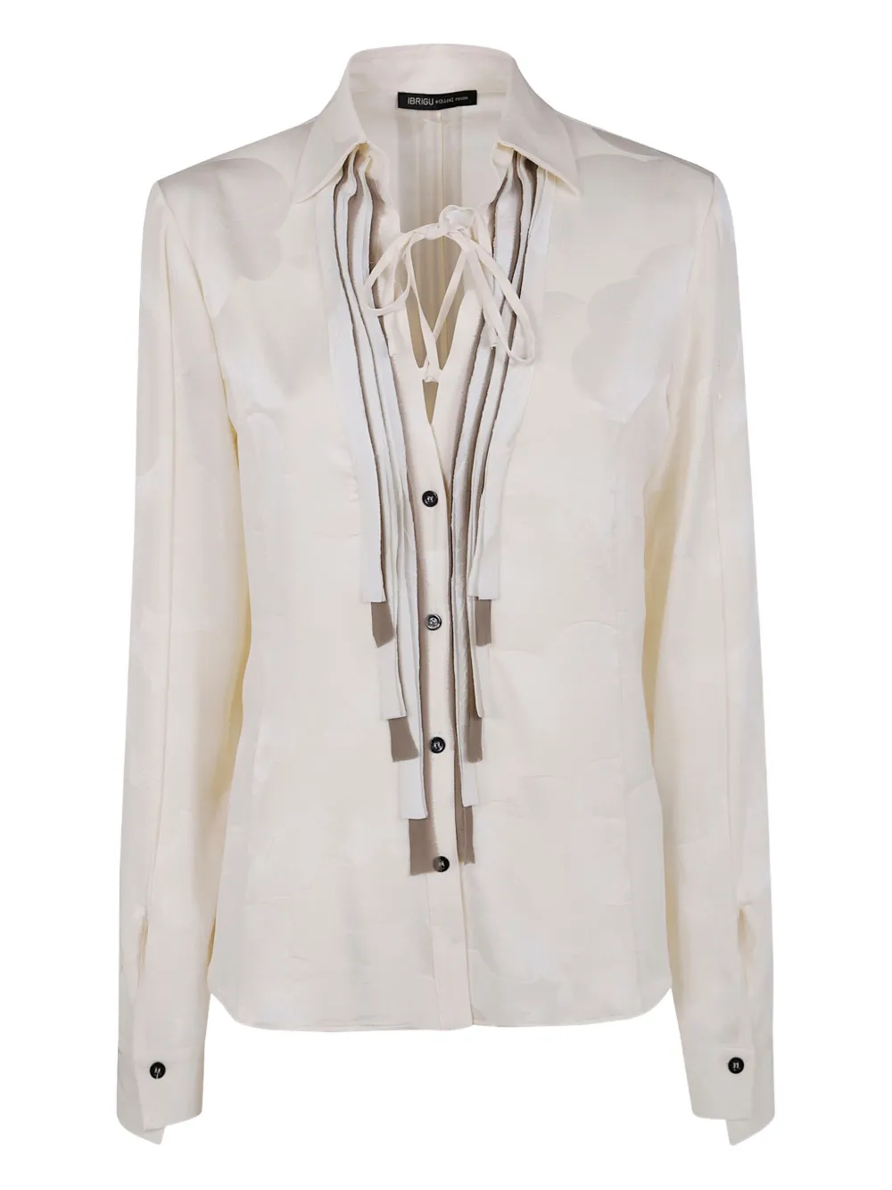 

Многослойная рубашка с галстуком на шее Ibrigu, белый