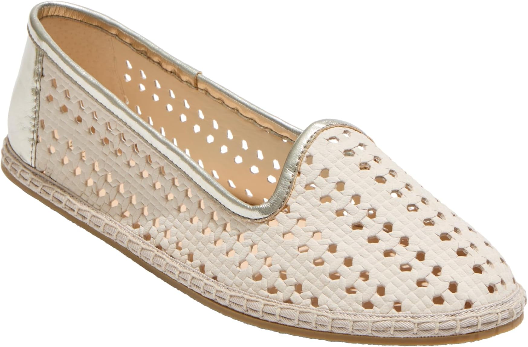 

Лоферы Jack Rogers Conwell Slip On - Nubuck, цвет Ivory/Platinum