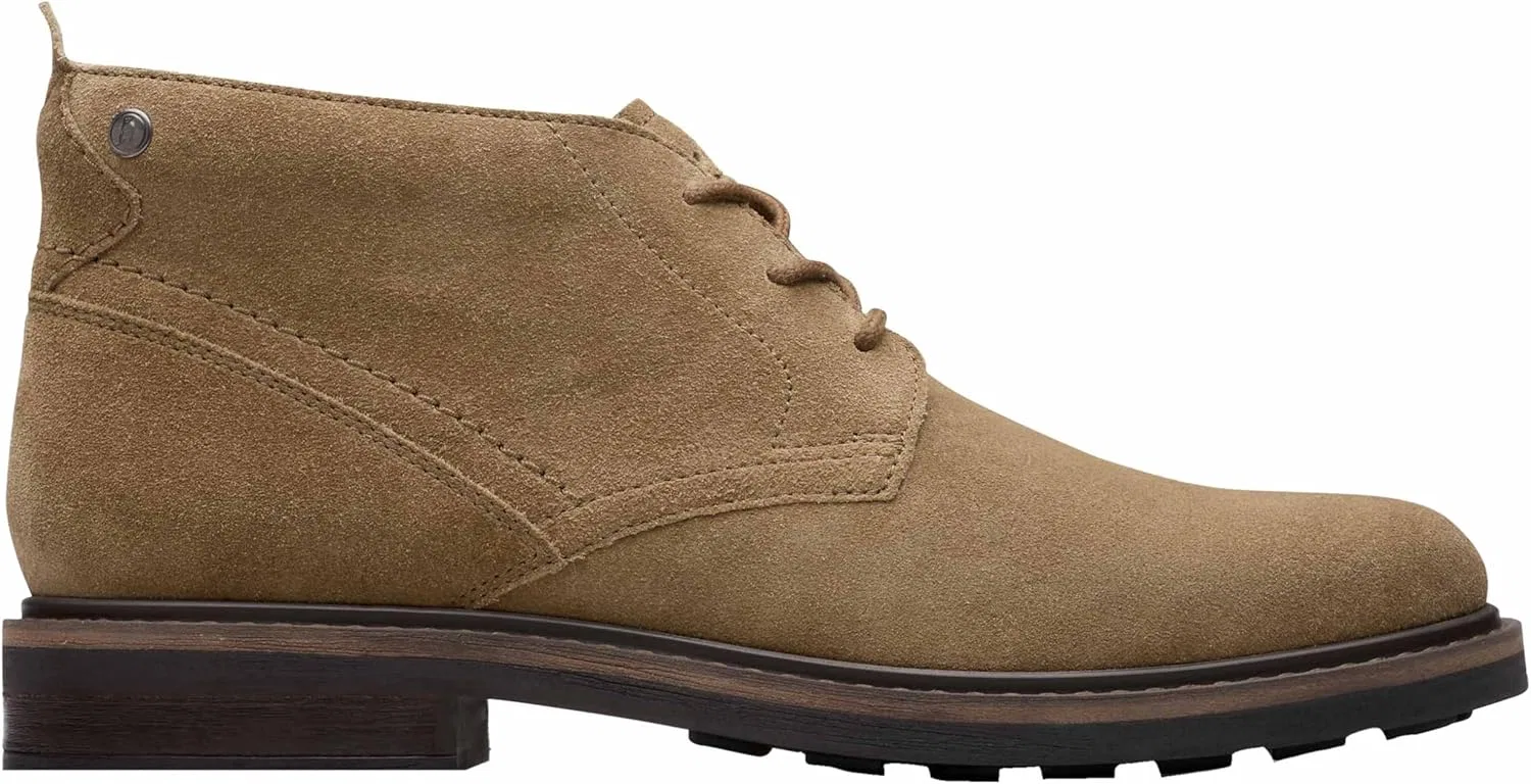 Ботинки Clarks Herren Newford MidChukka-Stiefel, Dark Sand Suede