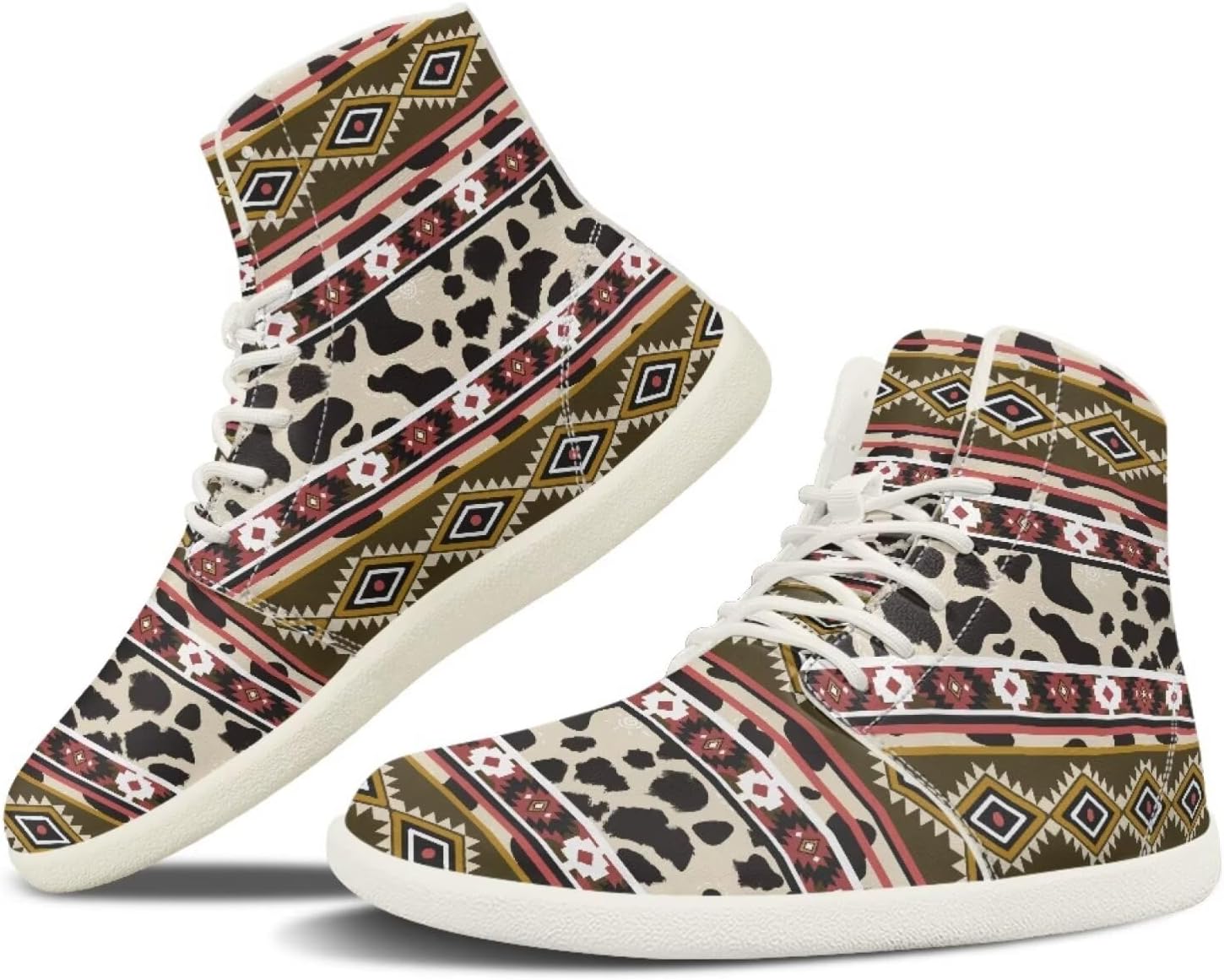 

Кроссовки Chaqlin High Top, белые с шнуровкой, противоскользящие, для женщин, средний верх, повседневная обувь для ходьбы, удобные кроссовки для мужчин, повседневный образ