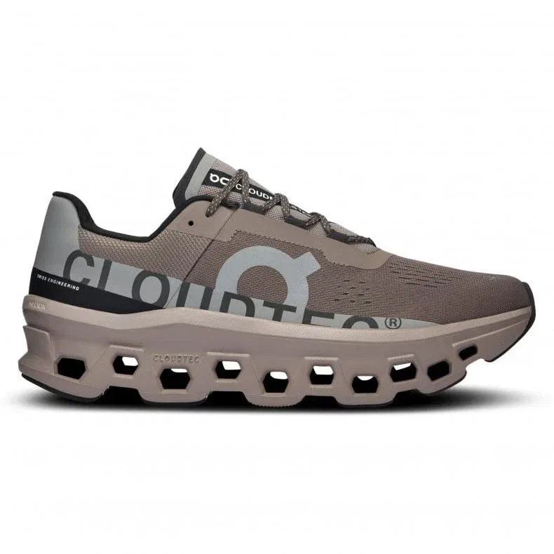 Кроссовки ON Cloudmonster 61.97729 Cinder Fog Low Top Lace-Up Running Shoes, серый