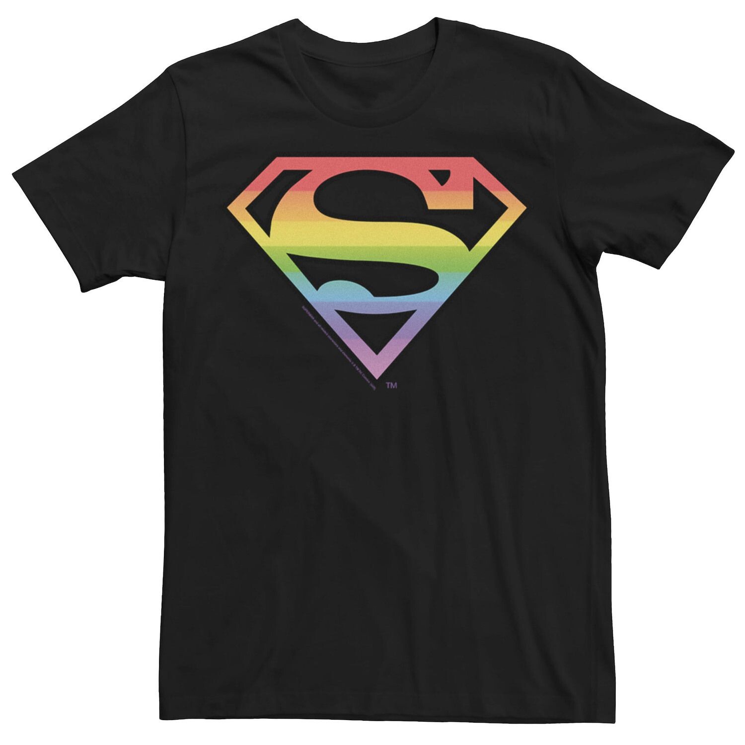 

Футболка с радужным логотипом DC Comics Pride Superman для взрослых Licensed Character