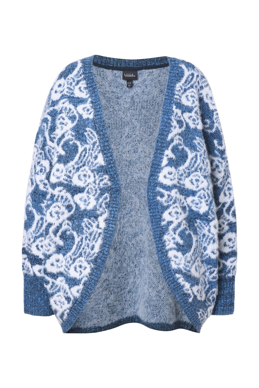 

Вязаный кардиган Ulla Popken, светло-голубой