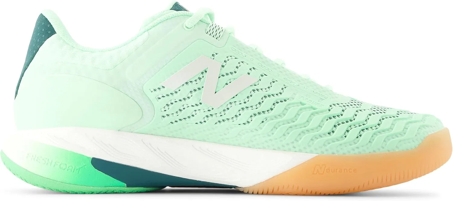 Мужские теннисные кроссовки New Balance Fresh Foam X CT-Rally V2, Lab Green New Spruce Sea Salt — фото 3