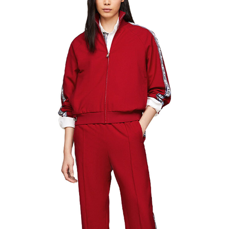 Совместная модель Clot X CLOT, куртка унисекс, красная Tommy Hilfiger, красный — фото 4